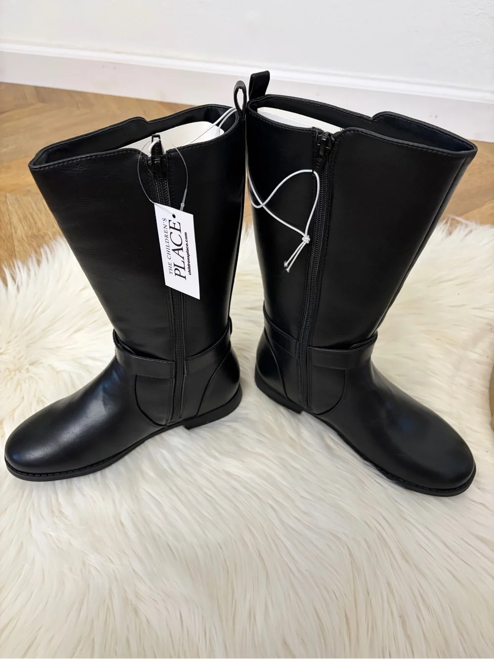 The Children’s Place Black Riding Boots